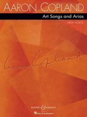 Cover of: Art Songs and Arias: High Voice