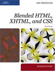Cover of: New Perspectives on Blended HTML, XHTML, and CSS (New Perspectives (Thomson Course Technology))