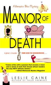 Cover of: Manor of Death (A Domestic Bliss Mystery)