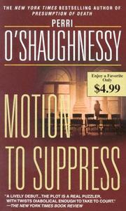 Cover of: Motion to Suppress by Perri O'Shaughnessy