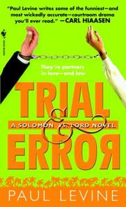 Cover of: Trial & Error by Levine, Paul