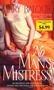 Cover of: No Man's Mistress by Mary Balogh