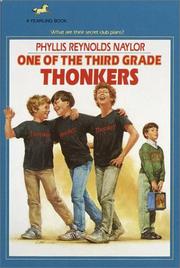Cover of: One of the Third Grade Thonkers by Jean Little