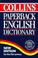 Cover of: Collins Paperback Dictionary