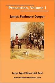 Cover of: Precaution (Large Print) by James Fenimore Cooper
