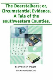 Cover of: Deerstalkers, The; or, Circumstantial Evidence: A Tale of the South-Western Counties (Large Print)