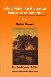 Cover of: Nix's Mate by Rufus Dawes, Rufus Dawes