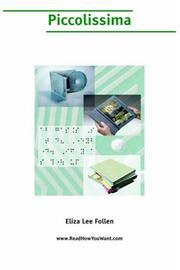 Cover of: Piccolissima | Eliza Lee Follen