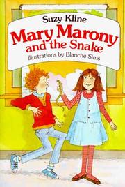 Mary Marony and the Snake by Suzy Kline