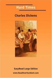 Cover of: Hard Times [EasyRead Large Edition] by Charles Dickens
