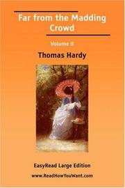 Cover of: Far from the Madding Crowd Volume II