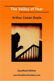 Cover of: The Valley of Fear [EasyRead Edition] by Arthur Conan Doyle