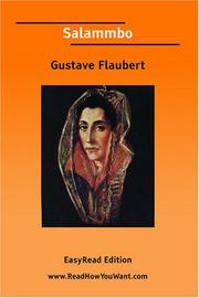Cover of: Salammbo [EasyRead Edition] by Gustave Flaubert