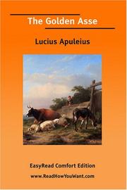 Cover of: The Golden Asse [EasyRead Comfort Edition] by Apuleius