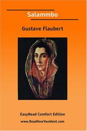 Cover of: Salammbo [EasyRead Comfort Edition] by Gustave Flaubert