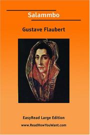 Cover of: Salammbo [EasyRead Large Edition] by Gustave Flaubert