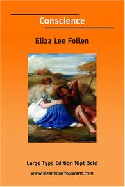 Cover of: Conscience by Eliza Lee Follen
