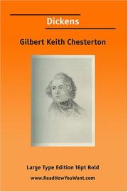 Cover of: Dickens (Large Print)