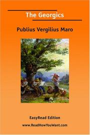 Cover of: The Georgics [EasyRead Edition] by Publius Vergilius Maro