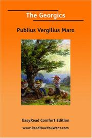 Cover of: The Georgics [EasyRead Comfort Edition] by Publius Vergilius Maro
