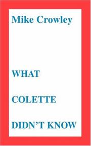 Cover of: What Colette Didn't Know