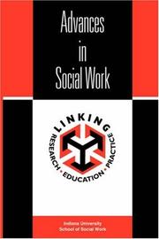 Cover of: Advances in Social Work, Spring 2006 Volume 7(1) (Advances in Social Work)