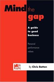 Cover of: Mind the Gap | Chris Batten