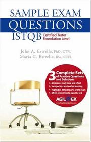 Cover of: Sample Exam Questions: ISTQB Certified Tester Foundation Level