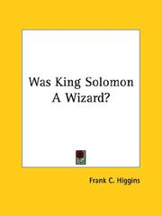 Cover of: Was King Solomon a Wizard?