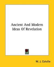 Cover of: Ancient and Modern Ideas of Revelation