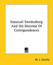 Cover of: Emanuel Swedenborg and His Doctrine of Correspondences