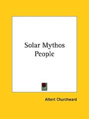 Cover of: Solar Mythos People