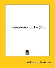 Cover of: Freemasonry in England