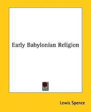 Cover of: Early Babylonian Religion