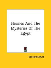 Cover of: Hermes and the Mysteries of the Egypt