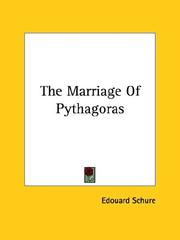 Cover of: The Marriage of Pythagoras by Edouard Schure