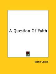 Cover of: A Question of Faith by Marie Corelli