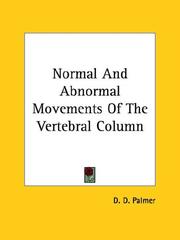 Cover of: Normal and Abnormal Movements of the Vertebral Column