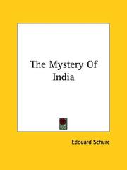 Cover of: The Mystery of India