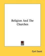 Cover of: Religion and the Churches