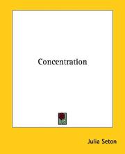 Cover of: Concentration