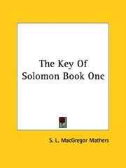 Cover of: The Key of Solomon: Book One