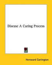 Cover of: Disease by Hereward Carrington