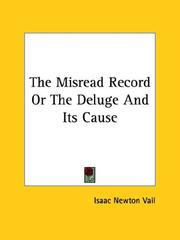 Cover of: The Misread Record or the Deluge and Its Cause