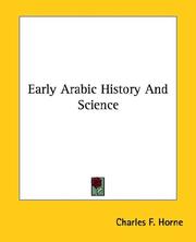 Cover of: Early Arabic History and Science