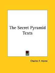 Cover of: The Secret Pyramid Texts