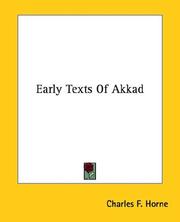 Cover of: Early Texts of Akkad