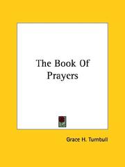 Cover of: The Book of Prayers