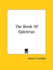 Cover of: The Book of Epictetus