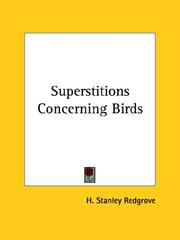 Cover of: Superstitions Concerning Birds